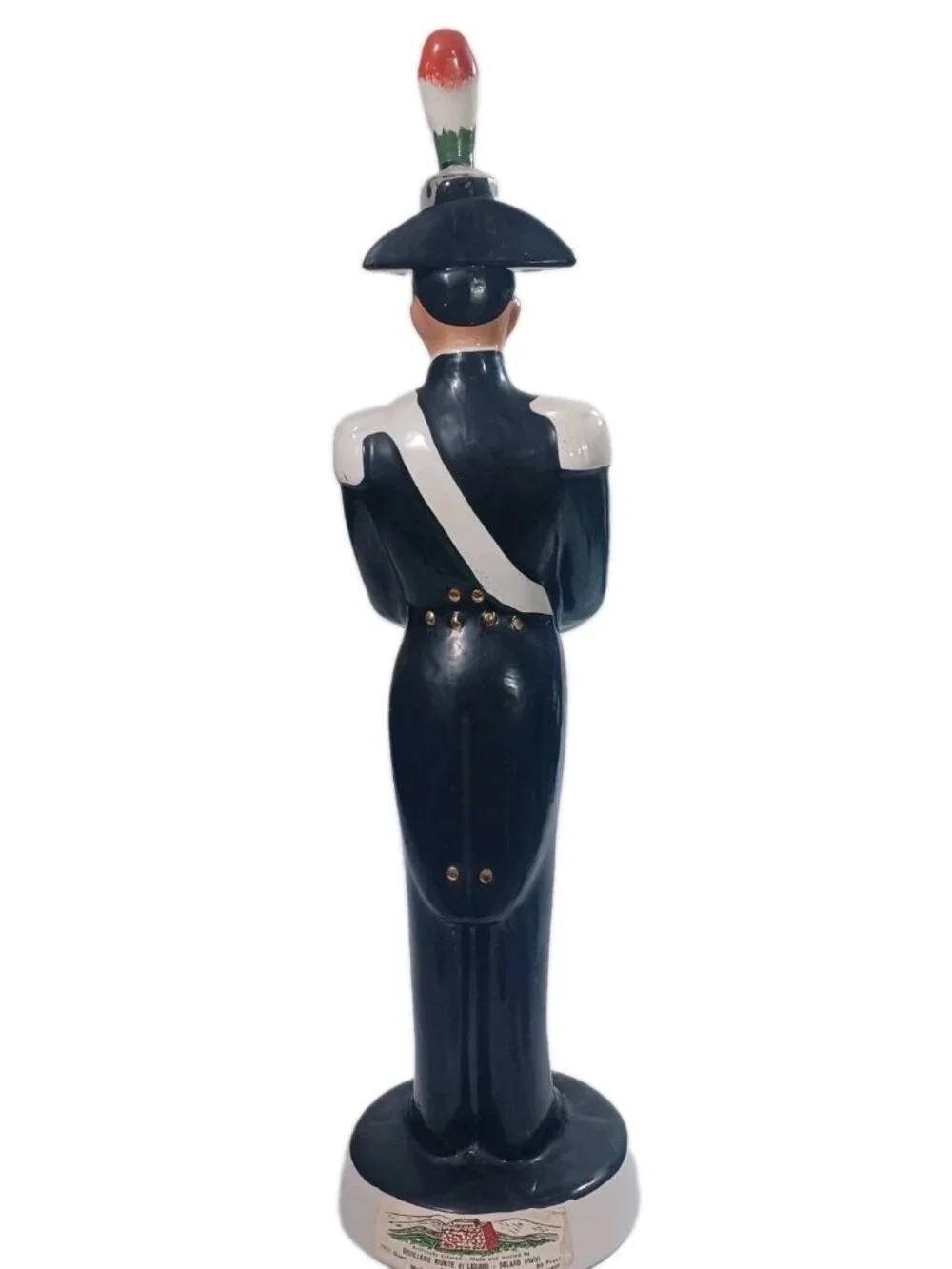 Vintage Ceramic Liquore Galliano Decanter Italian Soldier Coronetti Cunardo 19”